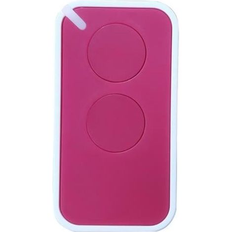 1 télécommande porte garage, 433 MHz, 2 canaux, rouge, compatible et ERA ONE ON2E