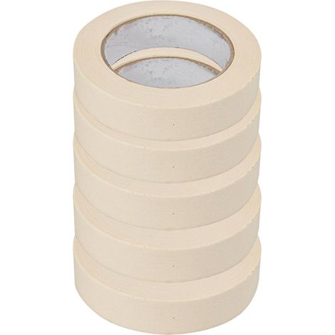 Dapetz ® Masking Tape Normal Original White, The Original high Strength Waterproof Gaffer and Duct Adhesive Cloth Repair Tape 25mmx 40m- 36 Pcs Professional & DIY Use (1/5)