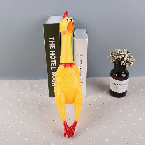 3 poulets qui crient (grand, moyen, petit) - Jouet anti-stress (1/3)