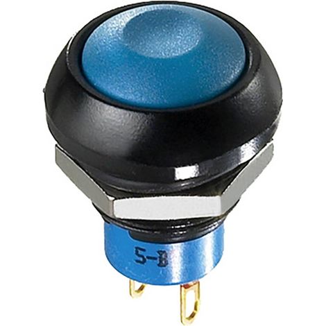 APEM IPR1SAD2 IP Series Interuttore a pressione 12 V/DC 4 A 1 x On / Off Permanente (Ø x A) 12 mm x 20 mm IP67 1 pz.