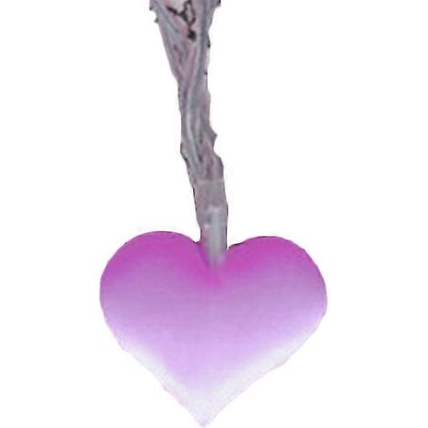 Guirnalda de luces LED con forma de corazón para el Día de San Valentín, a pilas, ideal para bodas y fiestas. (1/5)