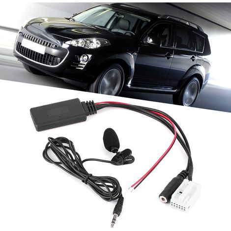 Câble audio Bluetooth 12 broches, adaptateur AUX pour voiture avec microphone, compatible avec Citroën Berlingo (1/5)