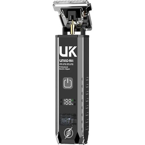 Tondeuse à cheveux automatique (noire), rasoir électrique rechargeable (1/5)