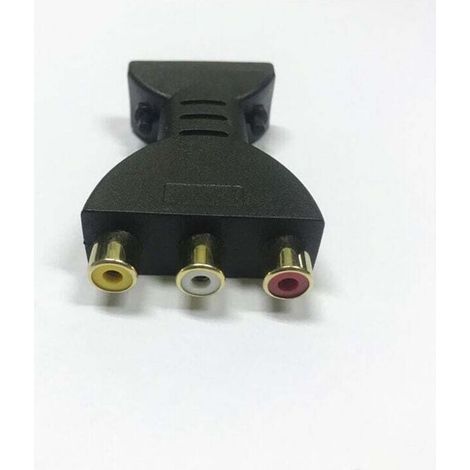 1 convertisseur HDMI vers RCA, câble AV avec connecteurs rouge/blanc/jaune, pour lecteur DVD ou décodeur vers téléviseur ancien (1/3)