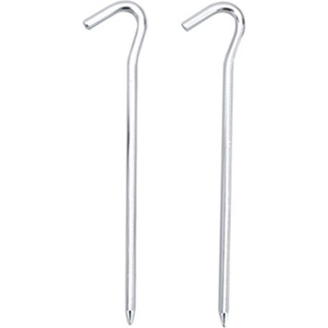 Ensemble de boucles de support de tente, accessoire de camping extérieur réglable à tête unique en alliage d'aluminium, 6 mm, noir. (1/5)