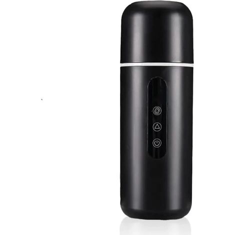 Bouilloire électrique portable 500ml – Fonction d'agitation automatique – Écran LCD pour contrôle température – Tasse chauffante pour voiture (1/5)