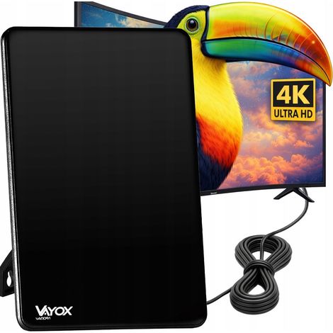 Vayox VA0091 Zimmerantenne mit DVB-T/T2-Verstärker (1/5)