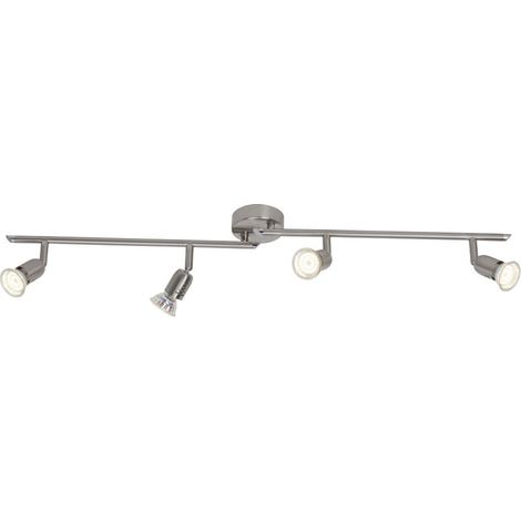 BRILLIANT lampe Loona LED spot tube 4flg fer 4x LED-PAR51, GU10, 3W lampes à réflecteur LED incluses, (250lm, 3000K) Échelle A ++ à E Bras pivotant / tête pivotante (1/3)