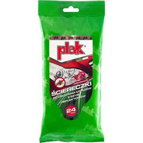 Salviette repellenti per insetti Plak - Melograno, 24 pezzi. (1/2)