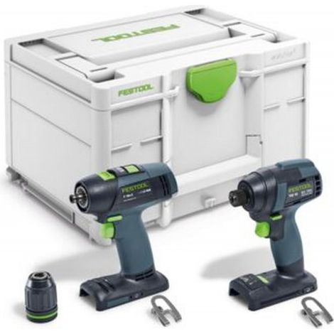 FESTOOL Set de vissage sans fil TID 18 Basic-Set T18 - 578813 (1/4)