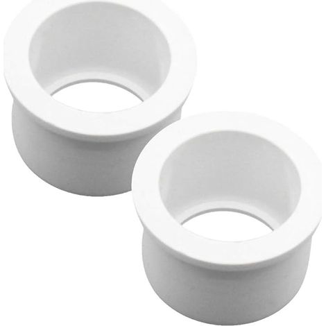 Raccords de Tuyaux de Bague de réduction Raccords de Plomberie de Connecteur d'adaptateur de Tuyau d'eau en PVC, Blanc, 32x20mm (1/5)