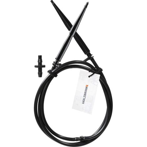 HOLZBRINK Kit n°7 pour l’arrosage du jardin avec émetteur-flèche droit, adaptateur et raccord double, 1 lot, HTB-07-1 (1/5)