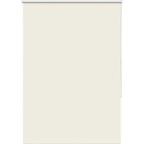 Verdunkelungsrollo Cremeweiß 100x150cm Stoffbreite 95,7cm