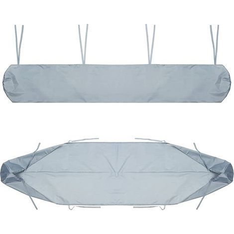 Auvent DeTerrasse, De Terrasse De Rangement Housse Auvent, Protection La Neige Anti-poussiere en Imperméable(3m,Silver) (1/5)