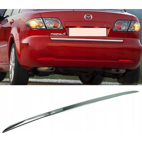 Mazda 6 I HB Limousine 02-08 - Chrom-Heckklappenleiste (1/4)