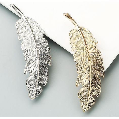 2pcs-pinces Cheveux En Mtal Gomtrique Barretes Cheveux Pour Accessoire De Cheveux De Femmes Filles (1/4)
