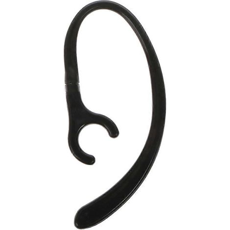 2 crochets universels pour écouteurs, compatibles Bluetooth, clips de serrage 7 mm - Noir (1/4)
