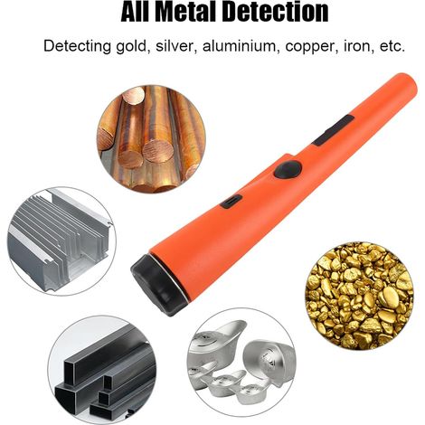 Détecteur de Métaux Portable, Détecteur de Métaux sous-Marin et Pinpointer Pinpointer Utilisation sous-Marine étanche + étui en Similicuir, pour la Recherche d'or (1/5)