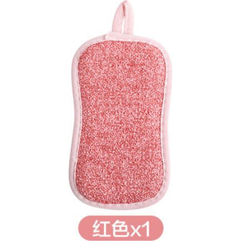 Chiffon de nettoyage de cuisine Fibre de bambou Lingettes antibactériennes double face Torchons Éponges à récurer Outils de cuisine