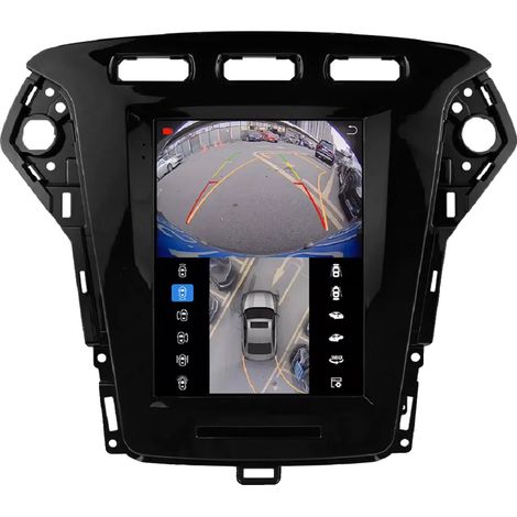 Radio de voiture, écran tactile, support multimédia, compatible avec Ford Mondeo MK4 / Galaxy 2011-2013, QS8 avec caméra 360 (1/2)