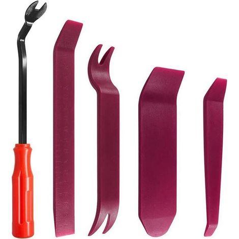 Car Trim Removal Tool Kit [Non-Marking or Scratching] Auto Trim Kit for Easy Removal of Door Panels, Fasteners, Moldings, Dashboards (1/5)