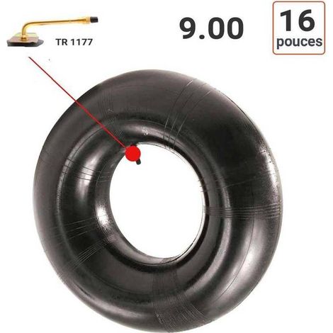 Chambre à Air 360 mm - Valve Droite - Résistante et Durable - Toutes Conditions - D-Work (1/2)