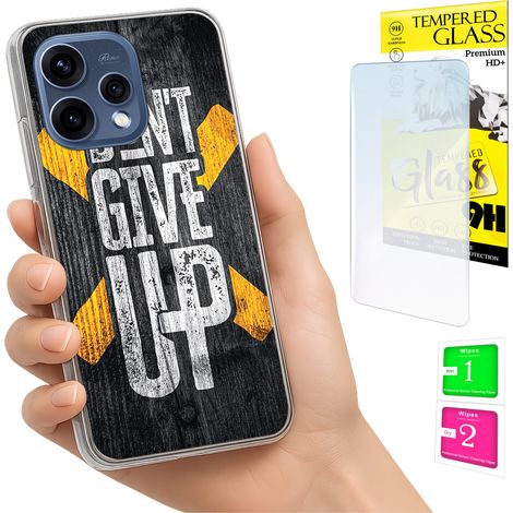 Funda para Oppo Reno 15 5G con cubierta para foto y tapa trasera + cristal 9H (1/5)