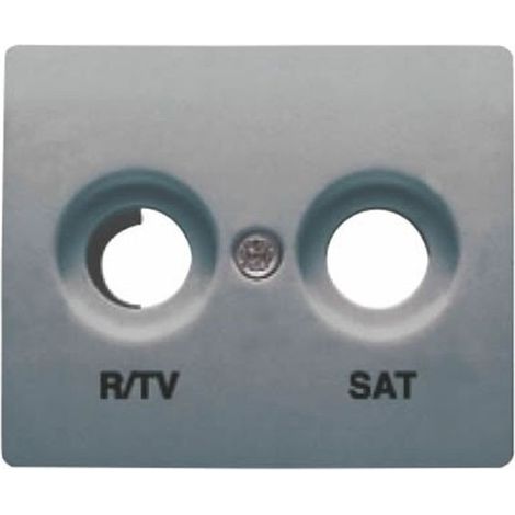 Tapa toma R/TV - SAT ACERO NEPTUNO BJC IRIS 18320-AN (1/2)