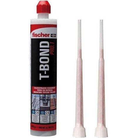 Ancorante chimico per l'uso in calcestruzzo e in muratura Fischer T-BOND PRO.1