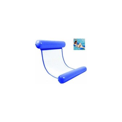 Hamac d'eau Gonflable, Flottant de Inclinable Flotteur Hamac, Lit Flottant Gonflable Hamac 4 -en-1 Multi Usage Pliable Flottantes Hamac Portable Flotteur Ultraléger pour l'adulte - (Bleu Marin)-Fei Y (1/4)
