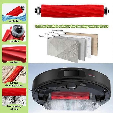 17 piezas para aspiradoras Roborock Qrevo Pro/Qrevo MaxV/Qrevo S/Qrevo Plus: cepillo lateral principal, filtro, mopa, edición C 0710