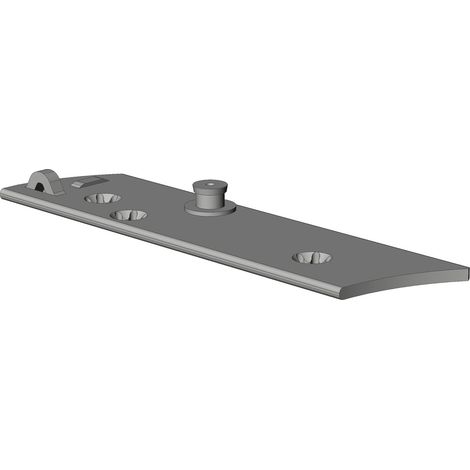 Winkhaus Rahmenanbindung activPilot Topstar - Fensterbeschlag für Eurofalz 29 mm Versatz 13mm - links, Stahl verzinkt silberfärbig