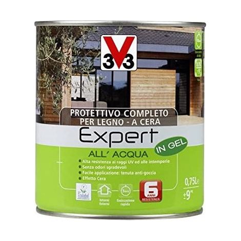 Impregnante Cera Acqua Noce Medio Litri 3 (1/3)