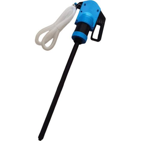 Pompe à piston manuelle Universelle Débit 50L/min pour fût 2 pouces-Bleu clair
