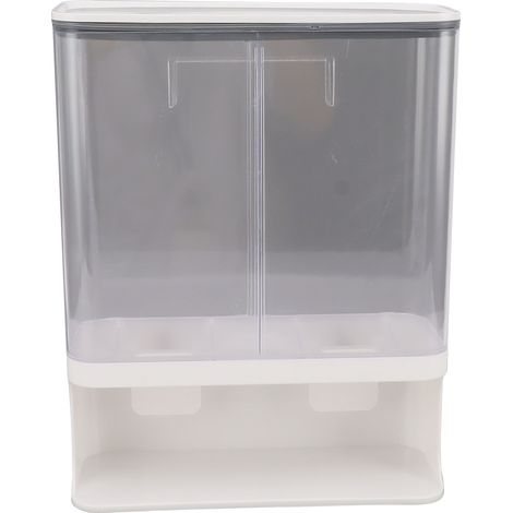 3-Liter-Wand-Reispresse, transparent, auslaufsicher, Getreidespender, Kücheneimer zur Aufbewahrung (1/5)