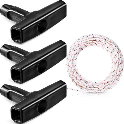 STIHL MS170 180 1M 3.0mm Pull Cord Strap 3 pieces Start Handle for Lawnmower Parts (1/4)