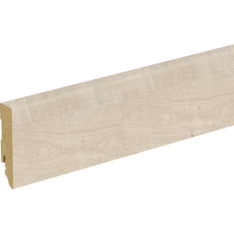 Neuhofer Fußleiste 240 cm 70 x 19 mm Yukon Eiche hell Sockelleiste (1/2)