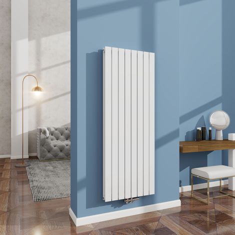 AICA Flach Heizkörper Paneelheizkörper Wandheizung Mittelanschluss 1600x602mm Weiß Doppelt (1/5)