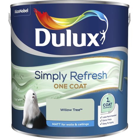 Dulux Simply Refresh One Coat Matt Emulsion Paint - 2.5L - Willow Tree