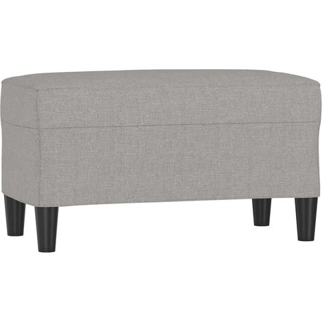 Banc d'entrée - Banc intérieur Gris clair 70x35x41 cm Tissu fr9314 - Maison La Vie (1/5)