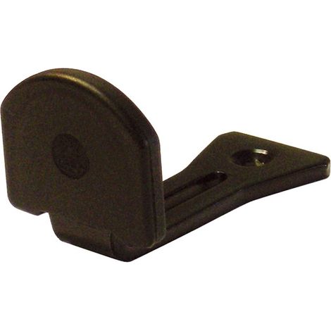 Afbat – Butée de volet à visser noir – Butée coudée réglable pour volets aluminium ou PVC – Amortisseur de fermeture – Installation simplifiée