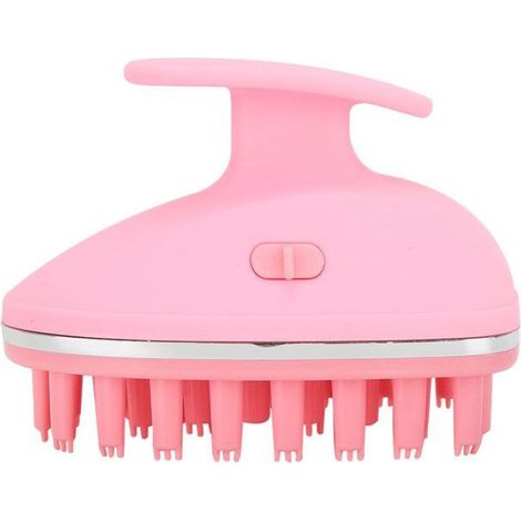 Brosse Electrique - Silicone Souple - 3 Vitesses - Etanche IPX7 - Pour Cuir Chevelu - 1 Unite (1/5)