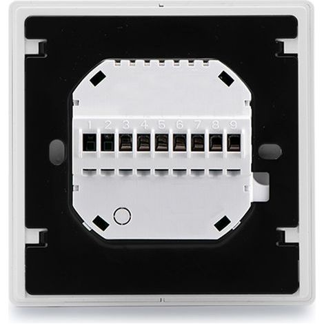 WLAN-Klimaanlagenthermostat (5+2 Tage, 6 Perioden), programmierbarer Temperaturregler für zentrale Klimaanlagen, Weiß (1/5)