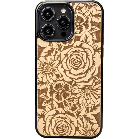 Funda de madera Bewood para iPhone 15 Pro Max ROSAS ANIEGRE (1/5)