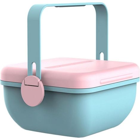 Boîte à bento portable en plastique Kisangel pour le bureau et (1/5)
