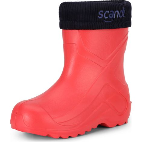 Ladeheid Bottes de Pluie Thermiques en EVA Enfant Fille Garçon LA-763 (Rose191u, 34 EU)