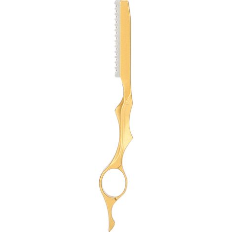 Haarausdünnmesser aus goldenem Edelstahl – Tragbares Friseurwerkzeug (1/5)