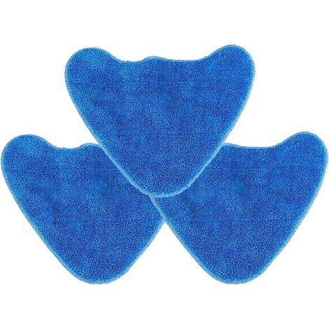 Lot de 3 tampons de nettoyage lavables en microfibre compatibles avec le nettoyeur vapeur Vax S85-CM S86-SF-CC S86-SF-C (1/4)