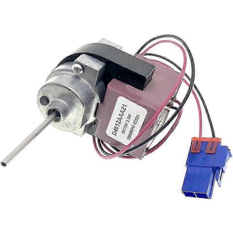 Moteur de ventilateur d'évaporateur de réfrigérateur 1009920157800D4612AAA21 compatible avec les modèles 3015915900 et 3015907300, 13 V CC, 3,3 W, 2050 tr/min, 0,233 A, 26 µF (1/5)