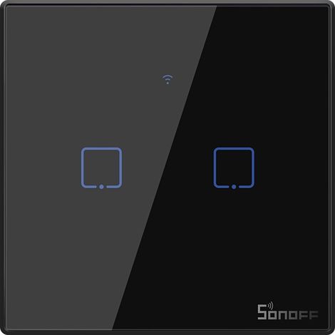 Interrupteur Intelligent WiFi + RF 433 Sonoff T3 EU TX - 2 Canaux